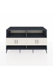 Kronos Konsol 4 Raflı 4 Kapaklı 176x59x99 Antrasit-Aytaşı/Çam