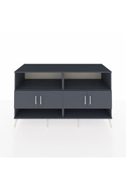 Kronos Konsol 4 Raflı 4 Kapaklı 176x59x99 Antrasit-Antrasit/Çam