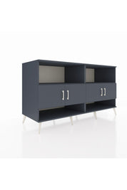 Kronos Konsol 4 Raflı 4 Kapaklı 176x59x99 Antrasit-Antrasit/Çam