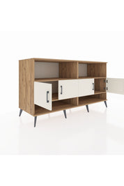 Kronos Konsol 4 Raflı 4 Kapaklı 176x59x99 Çam-Aytaşı