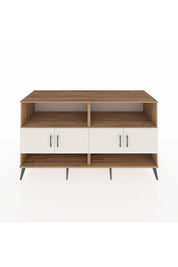 Kronos Konsol 4 Raflı 4 Kapaklı 176x59x99 Çam-Aytaşı/Antrasit