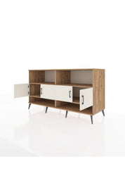 Kronos Konsol 4 Raflı 4 Kapaklı 176x59x99 Çam-Aytaşı/Çam