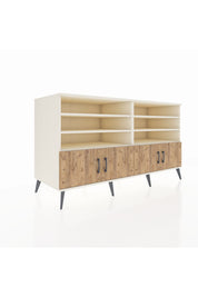 Kronos Konsol 6 Raflı 4 Kapaklı 176x59x99 Aytaşı-Çam