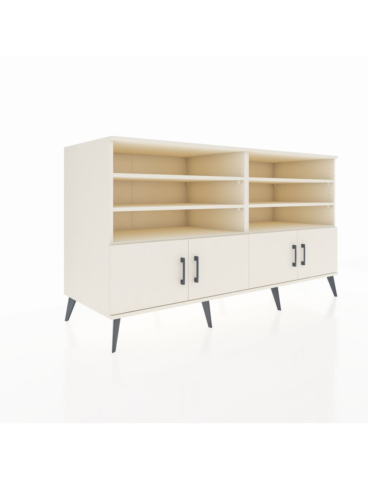 Kronos Konsol 6 Raflı 4 Kapaklı 176x59x99 Aytaşı-Aytaşı