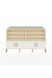 Kronos Konsol 6 Raflı 4 Kapaklı 176x59x99 Aytaşı-Aytaşı/Antrasit