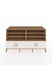 Kronos Konsol 6 Raflı 4 Kapaklı 176x59x99 Çam-Aytaşı