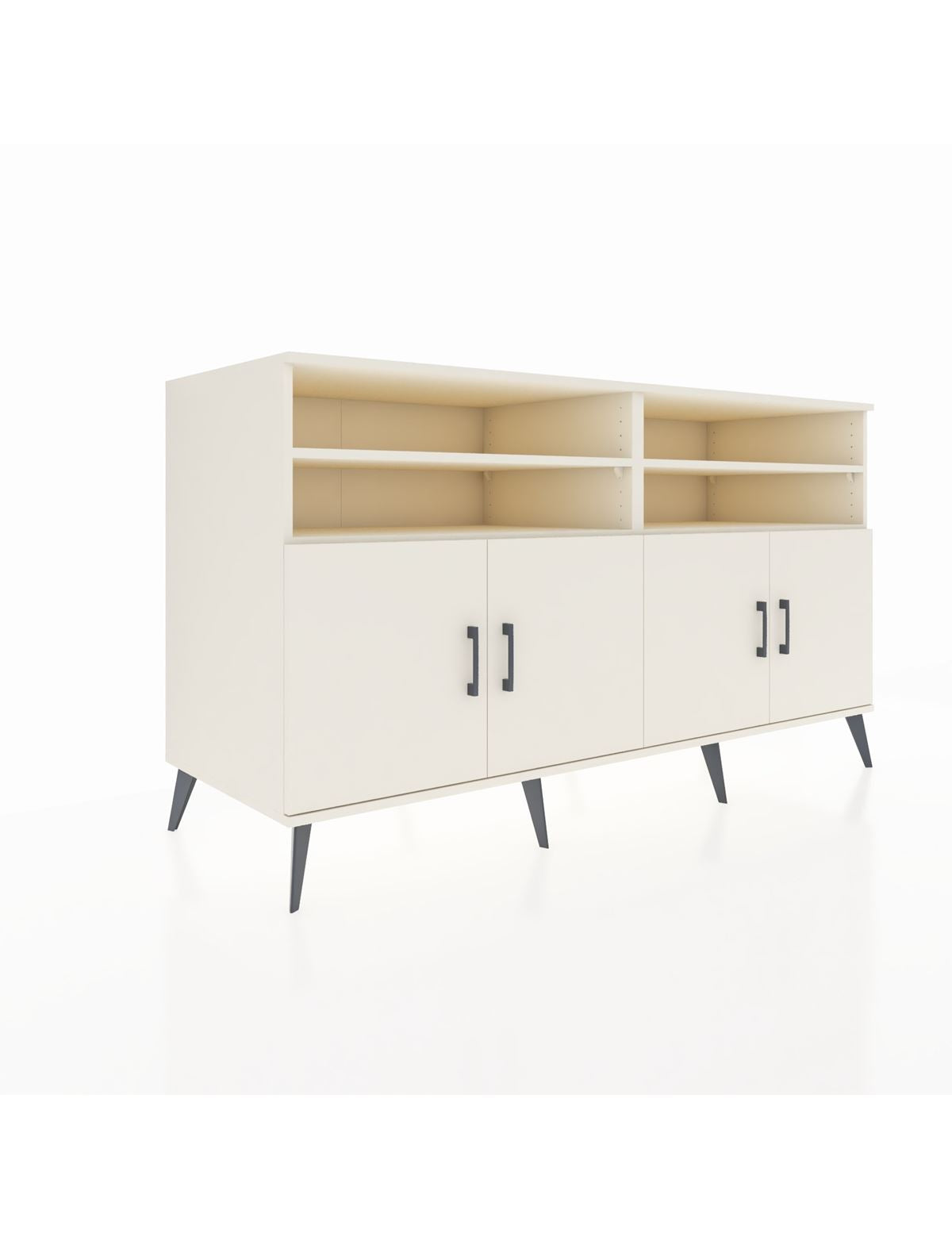 Kronos Konsol 6 Raflı 4 Kapaklı 176x59x99 Aytaşı-Aytaşı