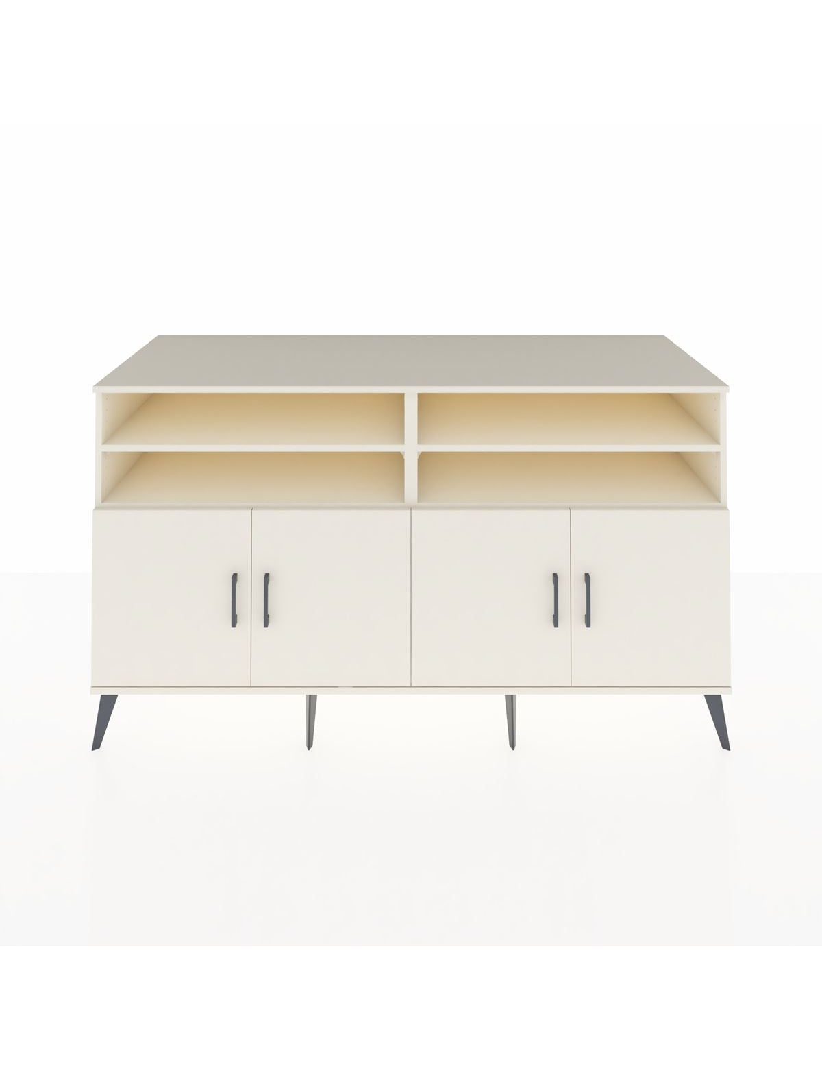 Kronos Konsol 6 Raflı 4 Kapaklı 176x59x99 Aytaşı-Aytaşı