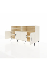 Kronos Konsol 6 Raflı 4 Kapaklı 176x59x99 Aytaşı-Aytaşı/Antrasit