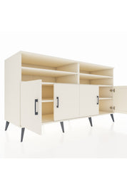 Kronos Konsol 6 Raflı 4 Kapaklı 176x59x99 Aytaşı-Aytaşı/Antrasit