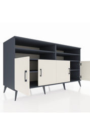 Kronos Konsol 6 Raflı 4 Kapaklı 176x59x99 Antrasit-Aytaşı/Antrasit