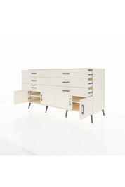 Kronos Konsol 2 Raflı 6 Çekmeceli 4 Kapaklı 176x59x99 Aytaşı-Aytaşı