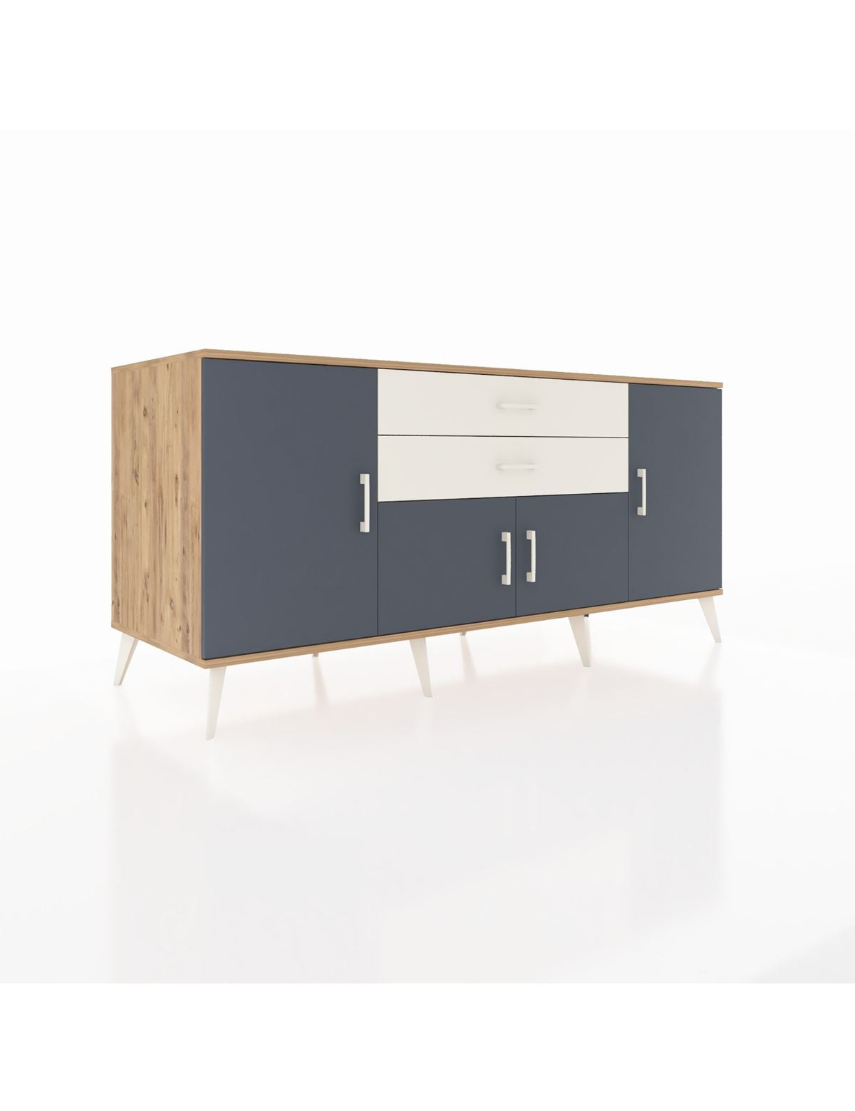 Kronos Konsol 3 Raflı 2 Çekmeceli 4 Kapaklı 176x59x83 - S610M002V25C