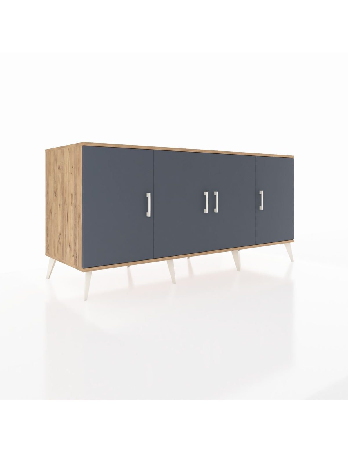 Kronos Konsol 3 Raflı 4 Kapaklı 176x59x83 - S610M011V25C