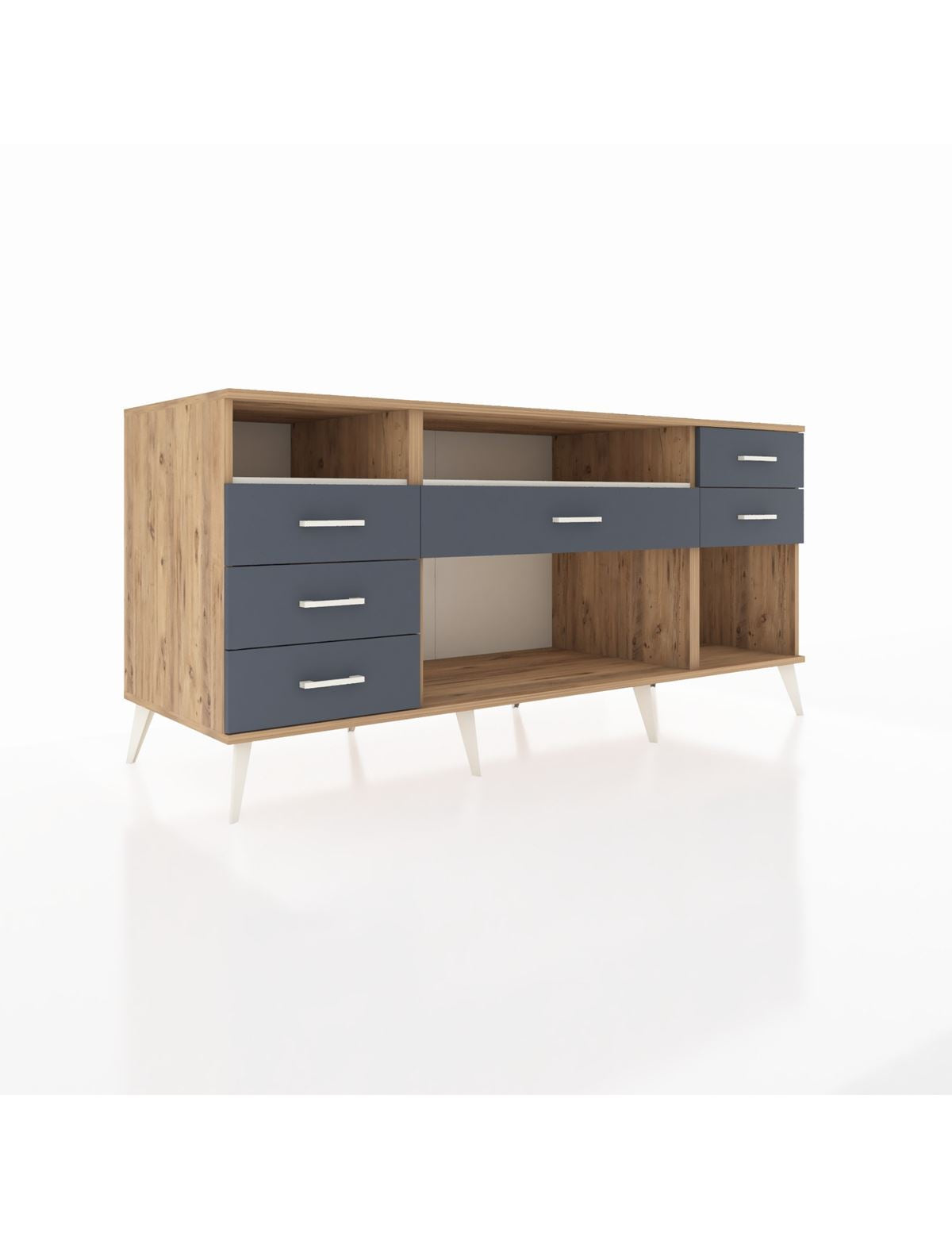 Kronos Konsol 2 Raflı 6 Çekmeceli 176x59x83 - S610M012V23C