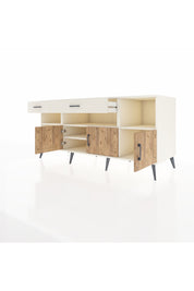 Kronos Konsol 5 Raflı 2 Çekmeceli 3 Kapaklı 176x59x83 - S610M013V01C