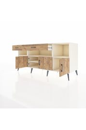 Kronos Konsol 5 Raflı 2 Çekmeceli 3 Kapaklı 176x59x83 - S610M013V03C