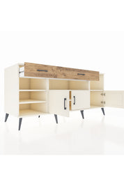 Kronos Konsol 5 Raflı 2 Çekmeceli 3 Kapaklı 176x59x83 - S610M013V06C