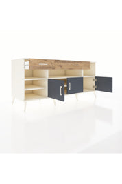 Kronos Konsol 5 Raflı 2 Çekmeceli 3 Kapaklı 176x59x83 - S610M013V09C