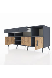 Kronos Konsol 5 Raflı 2 Çekmeceli 3 Kapaklı 176x59x83 - S610M013V11C