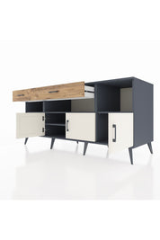 Kronos Konsol 5 Raflı 2 Çekmeceli 3 Kapaklı 176x59x83 - S610M013V15C