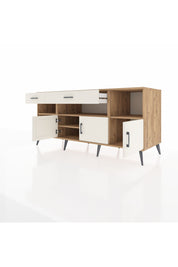 Kronos Konsol 5 Raflı 2 Çekmeceli 3 Kapaklı 176x59x83 - S610M013V22C