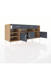 Kronos Konsol 5 Raflı 2 Çekmeceli 3 Kapaklı 176x59x83 - S610M013V26C