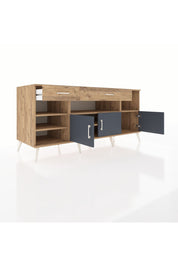 Kronos Konsol 5 Raflı 2 Çekmeceli 3 Kapaklı 176x59x83 - S610M013V27C