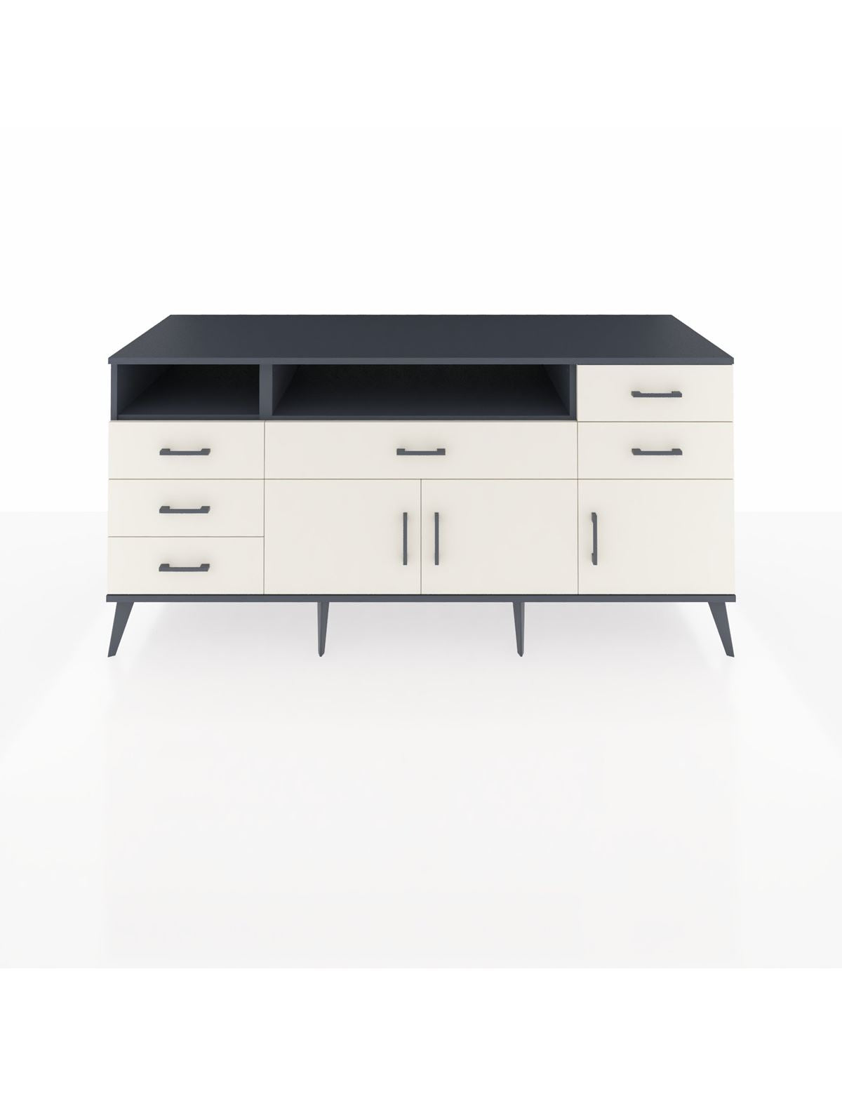 Kronos Konsol 3 Raflı 6 Çekmeceli 3 Kapaklı 176x59x83 - S610M014V13C