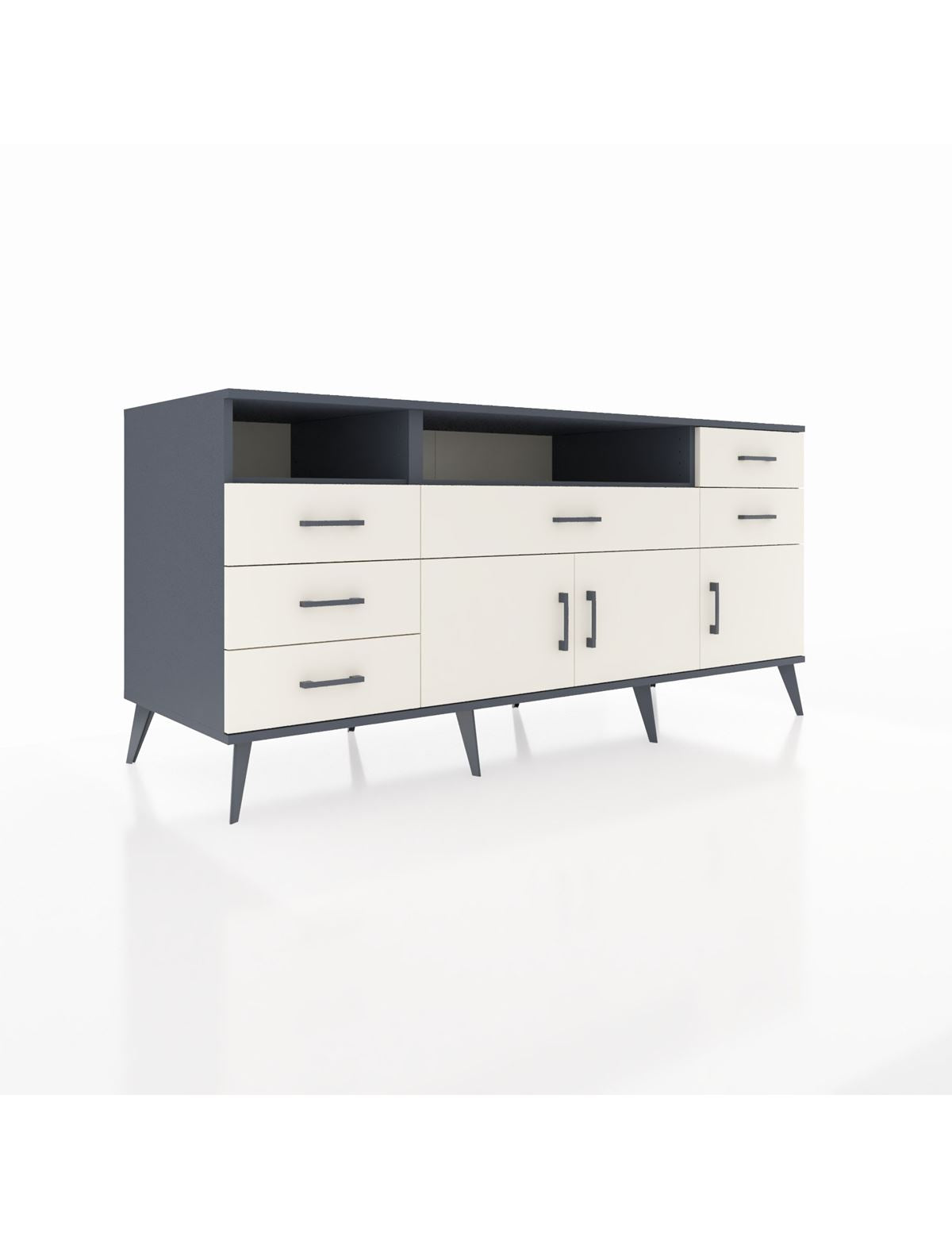 Kronos Konsol 3 Raflı 6 Çekmeceli 3 Kapaklı 176x59x83 - S610M014V13C