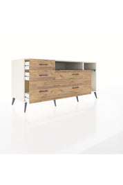 Kronos Konsol 2 Raflı 5 Çekmeceli 176x59x83 - S610M015V09C