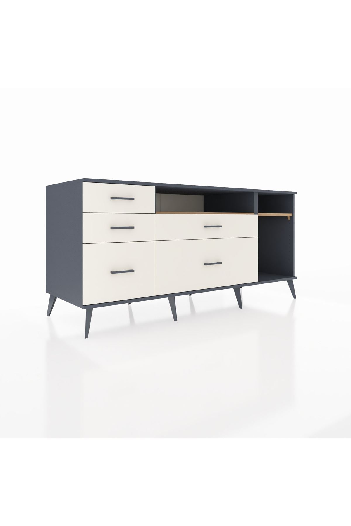 Kronos Konsol 2 Raflı 5 Çekmeceli 176x59x83 - S610M015V10C