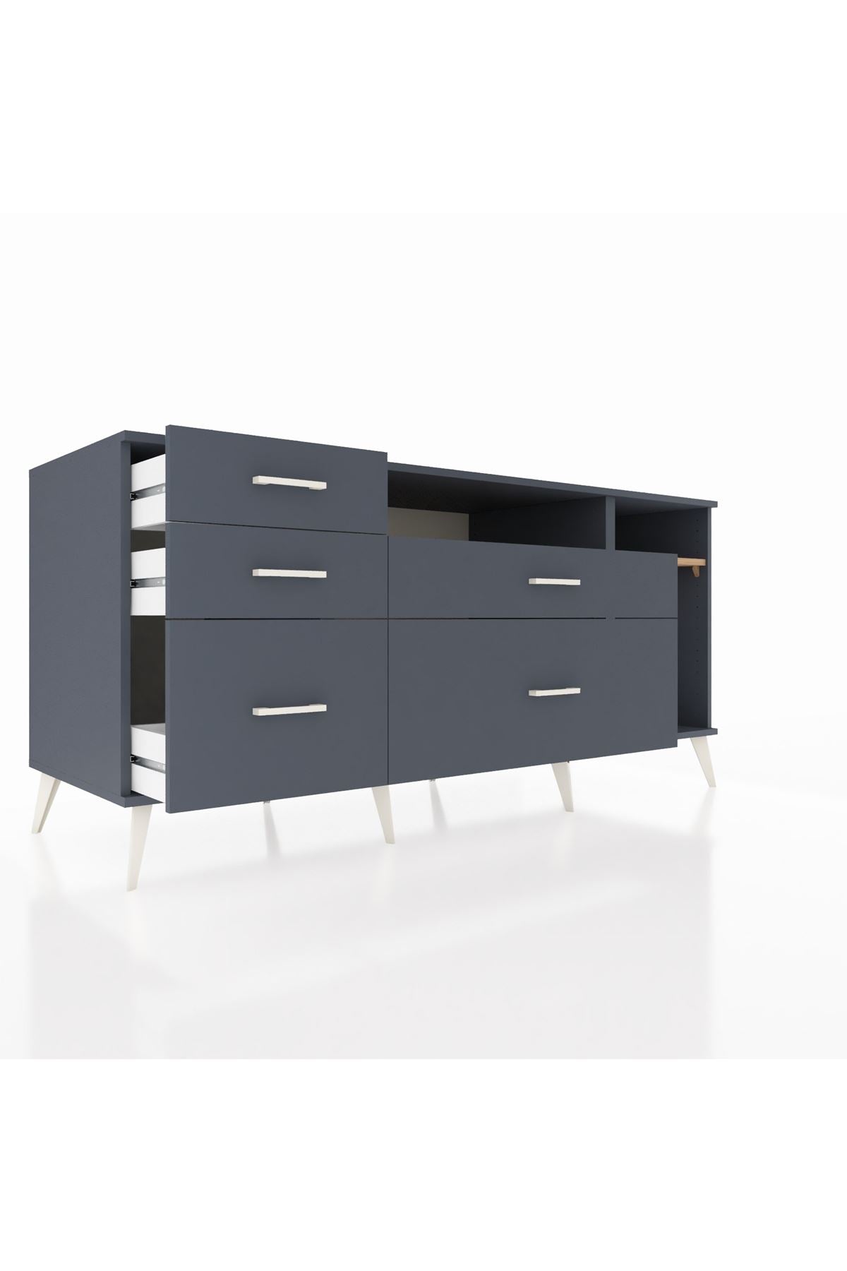 Kronos Konsol 2 Raflı 5 Çekmeceli 176x59x83 - S610M015V11C