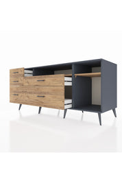 Kronos Konsol 2 Raflı 5 Çekmeceli 176x59x83 - S610M015V12C