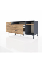 Kronos Konsol 2 Raflı 5 Çekmeceli 176x59x83 - S610M015V12C