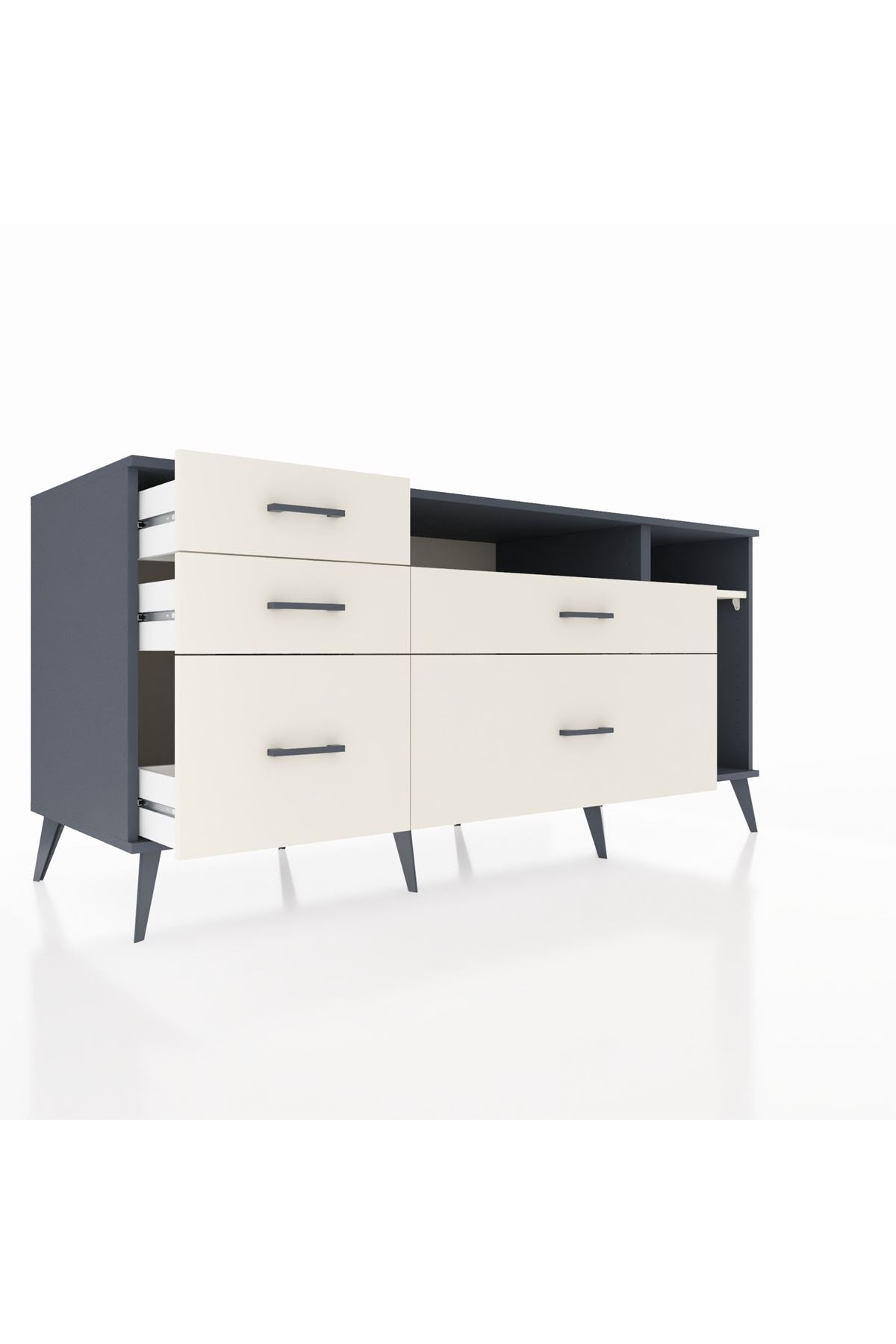 Kronos Konsol 2 Raflı 5 Çekmeceli 176x59x83 - S610M015V13C