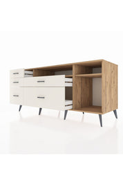 Kronos Konsol 2 Raflı 5 Çekmeceli 176x59x83 - S610M015V19C