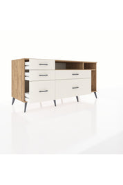 Kronos Konsol 2 Raflı 5 Çekmeceli 176x59x83 - S610M015V19C