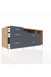 Kronos Konsol 2 Raflı 5 Çekmeceli 176x59x83 - S610M015V20C