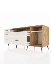 Kronos Konsol 2 Raflı 5 Çekmeceli 176x59x83 - S610M015V22C