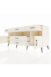 Kronos Konsol 3 Raflı 5 Çekmeceli 2 Kapaklı 176x59x83 - S610M016V04C