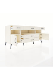 Kronos Konsol 3 Raflı 5 Çekmeceli 2 Kapaklı 176x59x83 - S610M016V04C