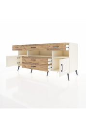 Kronos Konsol 3 Raflı 5 Çekmeceli 2 Kapaklı 176x59x83 - S610M016V06C