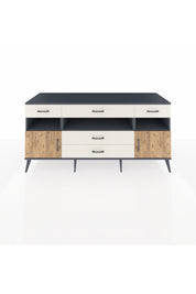 Kronos Konsol 3 Raflı 5 Çekmeceli 2 Kapaklı 176x59x83 - S610M016V10C