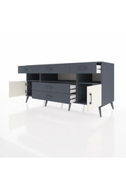 Kronos Konsol 3 Raflı 5 Çekmeceli 2 Kapaklı 176x59x83 - S610M016V14C