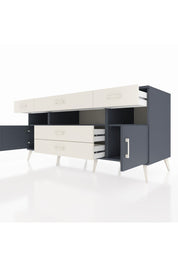 Kronos Konsol 3 Raflı 5 Çekmeceli 2 Kapaklı 176x59x83 - S610M016V16C