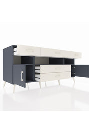 Kronos Konsol 3 Raflı 5 Çekmeceli 2 Kapaklı 176x59x83 - S610M016V16C