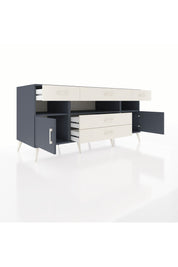 Kronos Konsol 3 Raflı 5 Çekmeceli 2 Kapaklı 176x59x83 - S610M016V16C