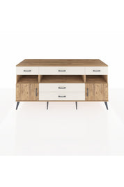 Kronos Konsol 3 Raflı 5 Çekmeceli 2 Kapaklı 176x59x83 - S610M016V19C