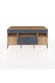 Kronos Konsol 3 Raflı 5 Çekmeceli 2 Kapaklı 176x59x83 - S610M016V20C